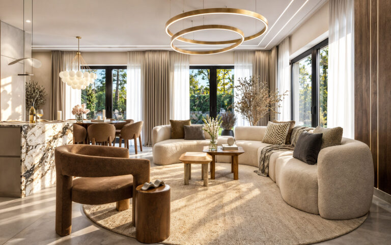 Modern Minimalist Luxury – Contemporary Family Living Space