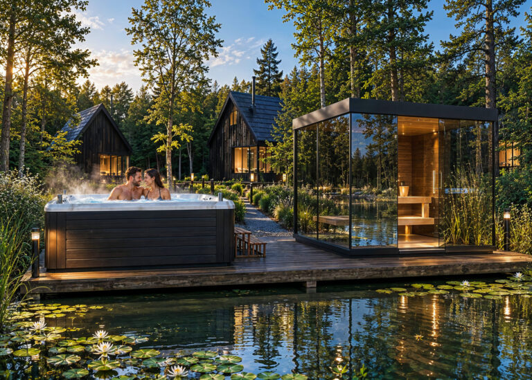Forest Retreat – Premium Outdoor Wellness & Sauna Visualisation