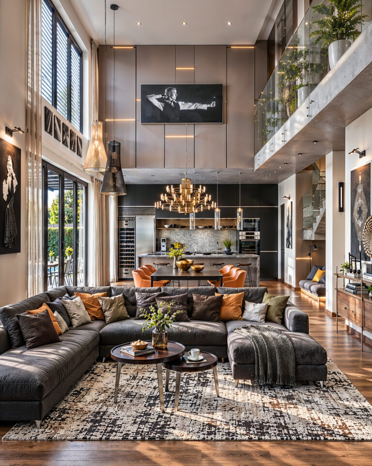 Contemporary Duplex Living – Premium Interior Visualisation