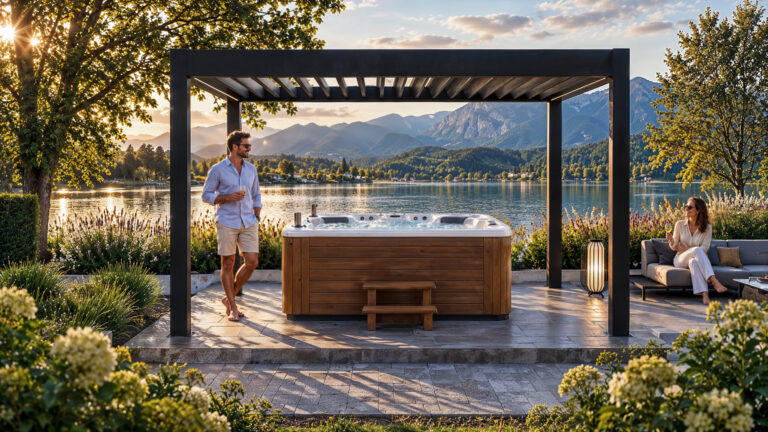 Premium Outdoor Spa – 3D Product Visualisation