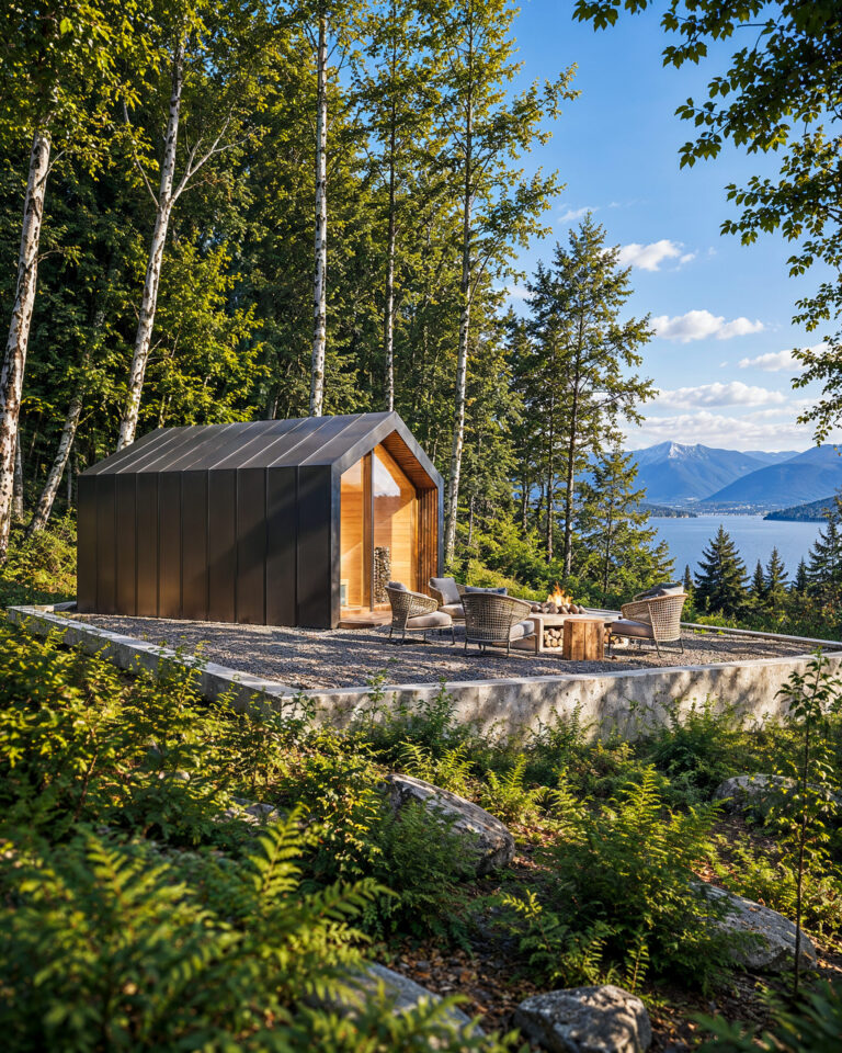 Sauna House – Contemporary Wellness in a Natural Setting