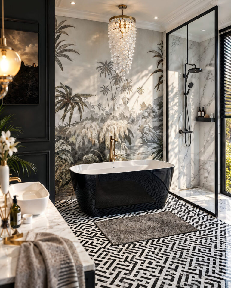 M-Acryl Bathtub – Premium Bathroom Product Visualisation