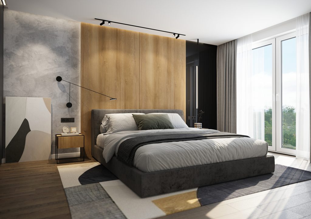 3DVisionDesign hálószoba termékvizualizáció látványterv