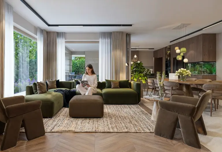 Refined Living – Spacious Living and Dining Interior Visualisation