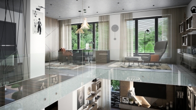 3DVisionDesign belsőépítészeti látványterv készités nappali konyha étkező