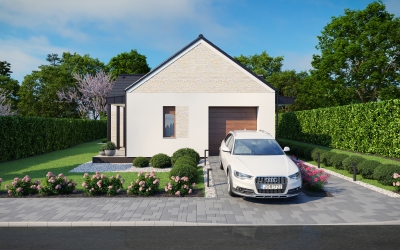 3DVisionDesign családi ház látványterv