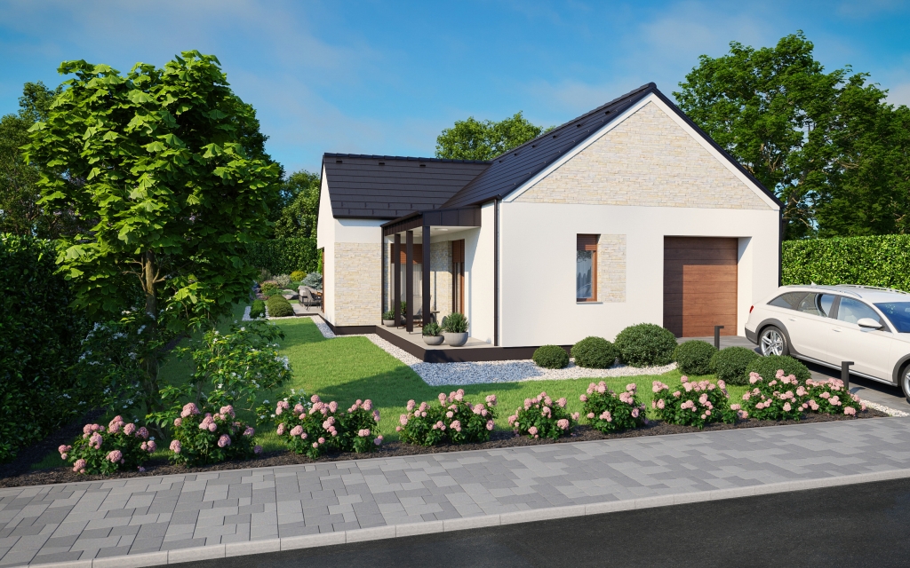 3DVisionDesign családi ház látványterv