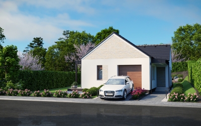 3DVisionDesign családi ház látványterv