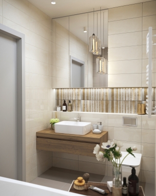 Fürdőszoba latványtervezés ingatlan értékesítéshez