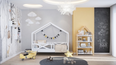 3DVisionDesign gyerekszoba termékvizualizáció látványterv