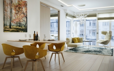 3DVisionDesign Király utca belsőépítészeti látványtervek