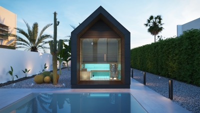 3DVisionDesign Moonlight szaunaház látványtervek