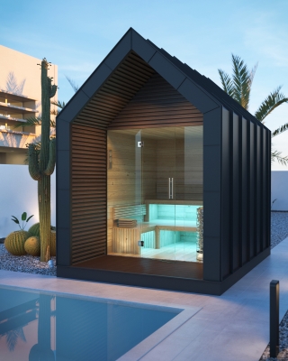 3DVisionDesign Moonlight szaunaház látványtervek