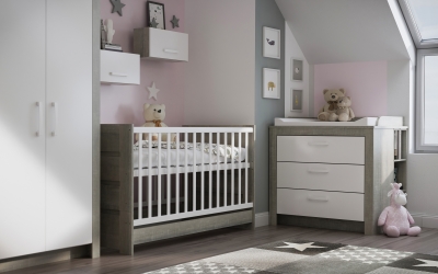 3DVisionDesign pink lányszoba design lakberendezés gyerekszoba termékvizualizáció 3d látványterv