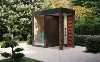 3DVisionDesign Shower mini szauna látványterv