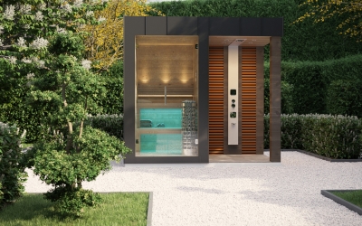 3DVisionDesign Shower mini szauna látványterv