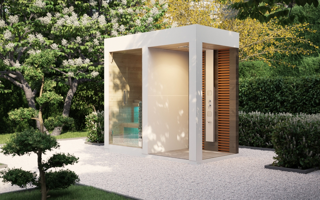 3DVisionDesign Shower mini szauna látványterv