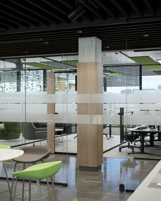 3DVisionDesign Simo Üvegfal rendszerek termékvizualizáció belsőépítészeti látványtervek