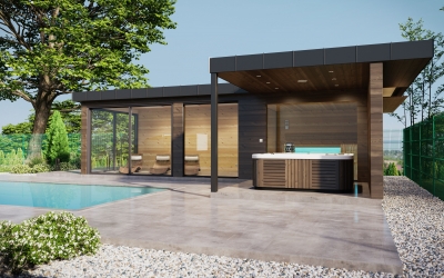 3DVisionDesign Simonwellness egyedi keszitesu kulteri luxus szauna haz latvanytervek gyenesdiason