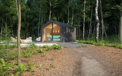 3DVisionDesign Szaunaház 3D látványtervek