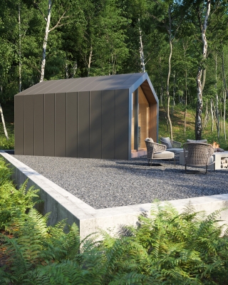 3DVisionDesign Szaunaház 3D látványtervek