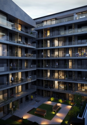 3dvisiondesign.com Kiraly Boutique Residence homlokzati 3d latvanyterv