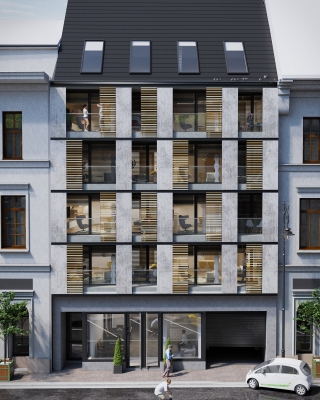 3dvisiondesign.com Kiraly Boutique Residence homlokzati 3d latvanyterv