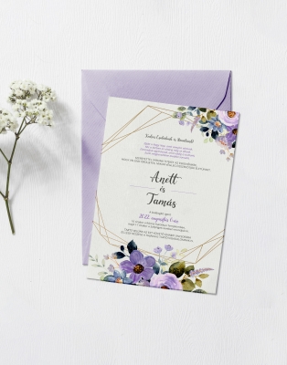 Esküvői meghívó, itallap, menülap, ültetőkártya grafika tervezés