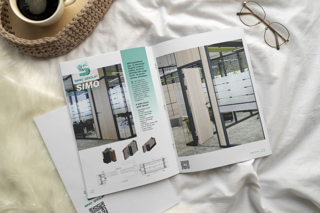 Kiadványszerkesztés katalógus 3D látványtervekből Simo