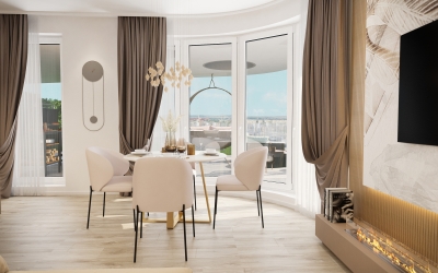 Belsőépítészeti látványtervezés ingatlanértékesítéshez