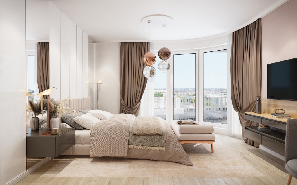 Egyedi Stílus és Lakberendezés Hálószoba látványtervek ingatlanértékesítéshez