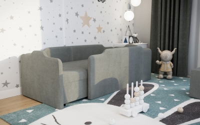 Gyerekbútor termékvizualizációs látványterv