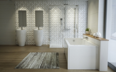 Macryl nikita 3dvisiondesign katalógushoz készített modern fürdöszoba látványterv