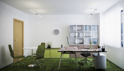 Főnöki iroda 3d látványterv