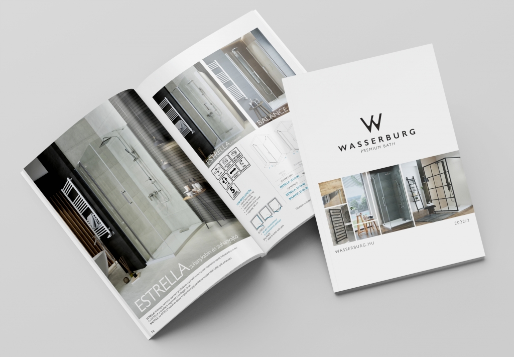 Kiadványszerkesztés katalógus 3D látványtervekből Wasserburg