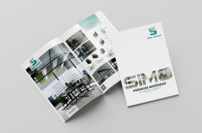 Kiadványszerkesztés katalógus 3D látványtervekből Simo