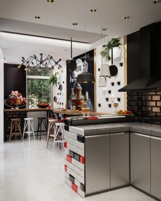 Royal Desszert Bar belsoepiteszeti latvanytervek 3DVisionDesign