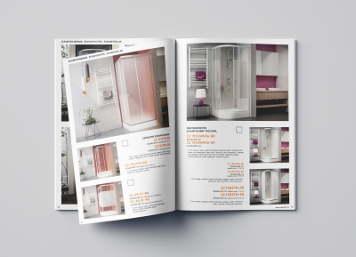 Kiadványszerkesztés katalógus 3D látványtervekből Sanimix