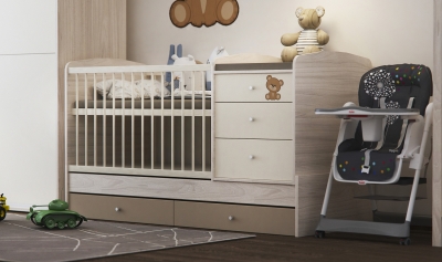 Tod gyerekbútor mackó 3d látványterv készítés tervezés 06