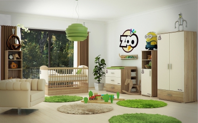 TODI Zoo Gyerekszoba 3d látványtervek