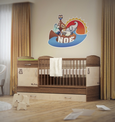 Noé Fiúszoba design 3d látványtervek