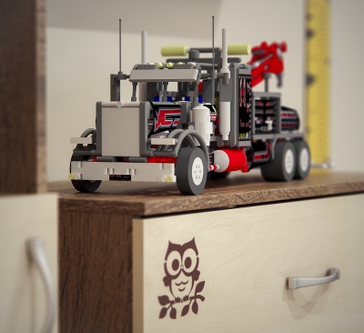 Noé Fiúszoba design 3d látványtervek